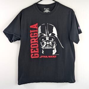 Champion M Star Wars Georgia Darth Vader Graphic T Shirt Black